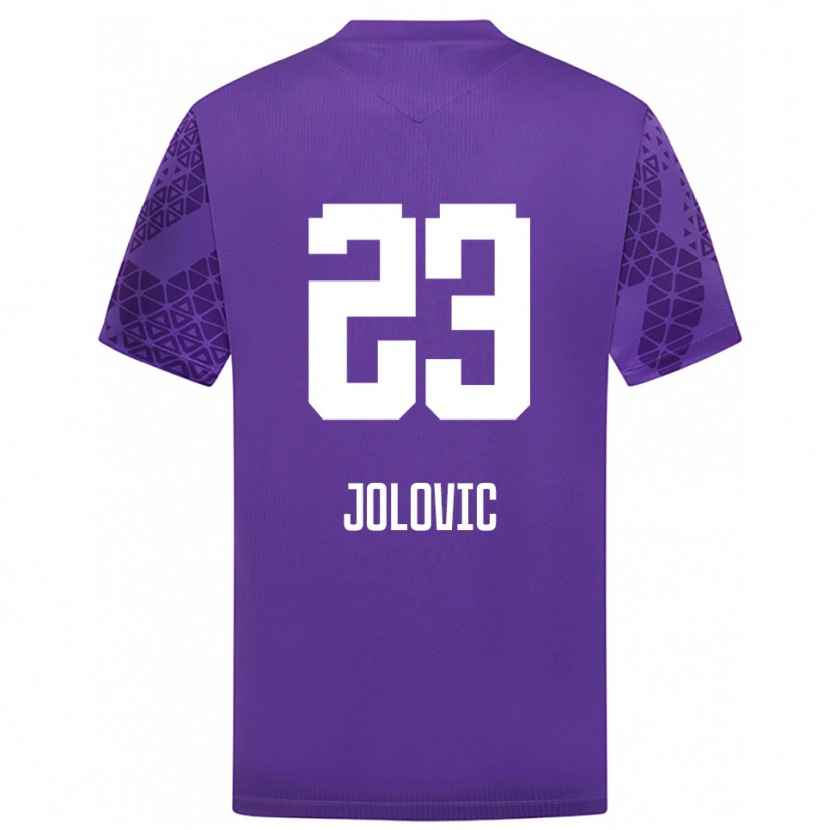 Danxen Niño Camiseta Bogdan Jolovic #23 Blanco Índigo Portero Equipación 2025/26 La Camisa México