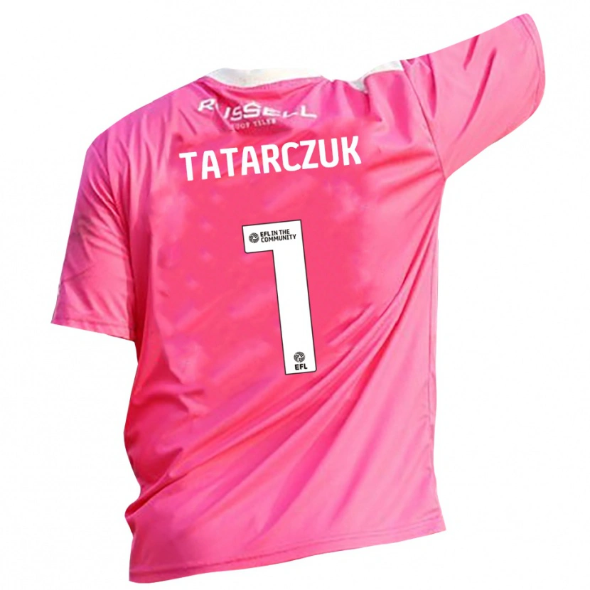 Danxen Hombre Camiseta Olena Tatarczuk #1 Rosa Rosa Portero Equipación 2025/26 La Camisa México