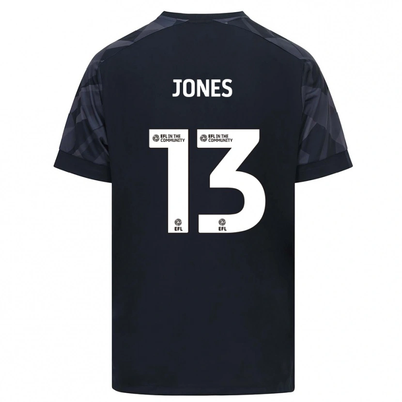 Danxen Hombre Camiseta Sam Jones #13 Blanco Negro Portero Equipación 2025/26 La Camisa México