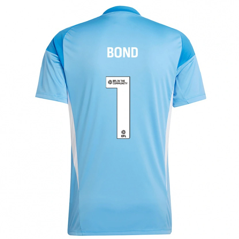 Danxen Hombre Camiseta Abbi Bond #1 Azul Cielo Portero Equipación 2025/26 La Camisa México