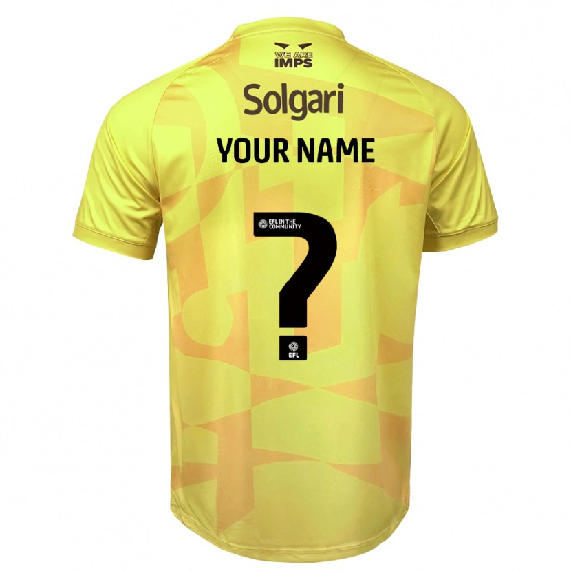 Danxen Hombre Camiseta Lincoln City Negro Amarillo Portero Equipación 2025/26 La Camisa México
