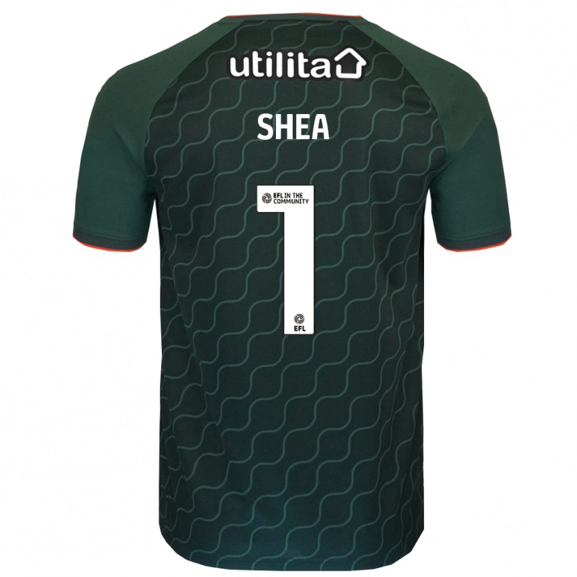 Danxen Hombre Camiseta James Shea #1 Verde Oscuro Portero Equipación 2025/26 La Camisa México