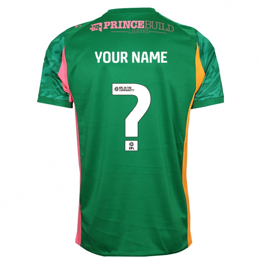 Danxen Hombre Camiseta Peterborough United Verde Rosa Portero Equipación 2025/26 La Camisa México