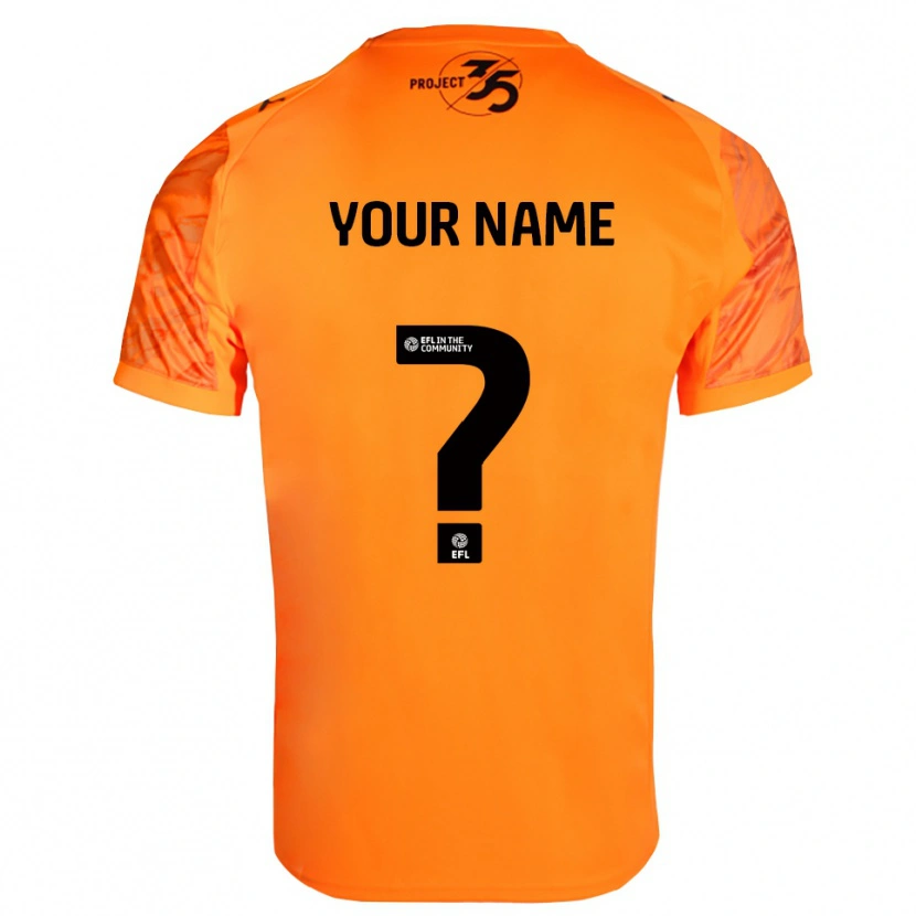 Danxen Hombre Camiseta Plymouth Argyle Negro Naranja Portero Equipación 2025/26 La Camisa México