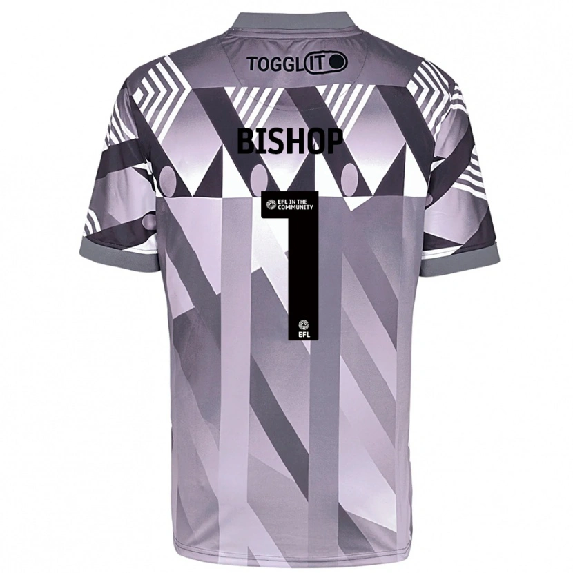 Danxen Hombre Camiseta Nathan Bishop #1 Negro Gris Claro Portero Equipación 2025/26 La Camisa México