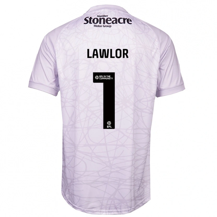 Danxen Hombre Camiseta Ian Lawlor #1 Gris Claro Negro Portero Equipación 2025/26 La Camisa México