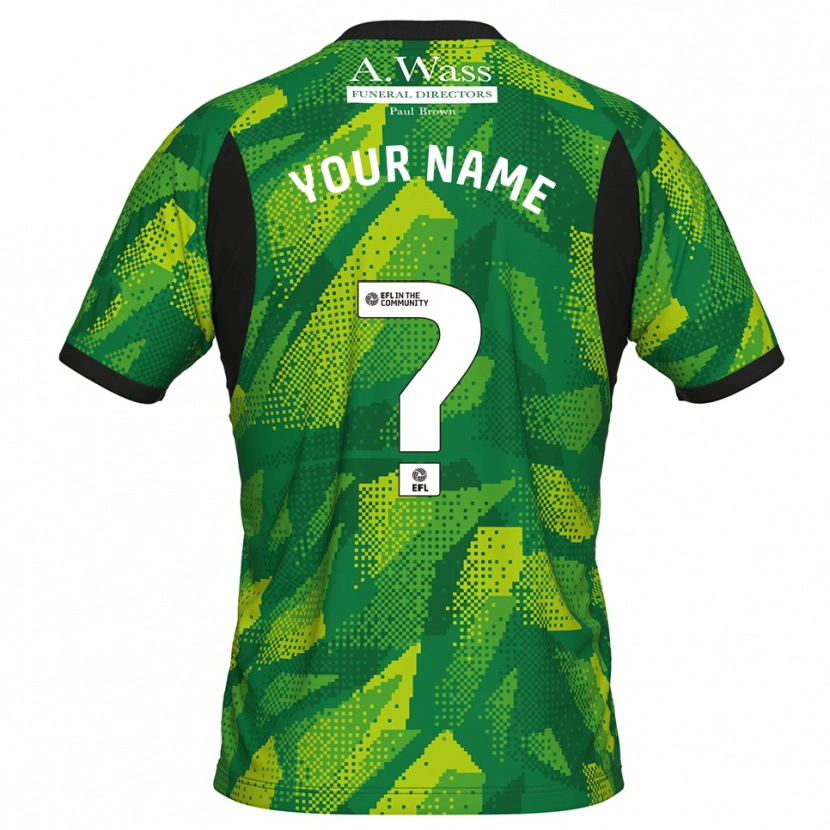 Danxen Hombre Camiseta Mansfield Town Verde Negro Portero Equipación 2025/26 La Camisa México