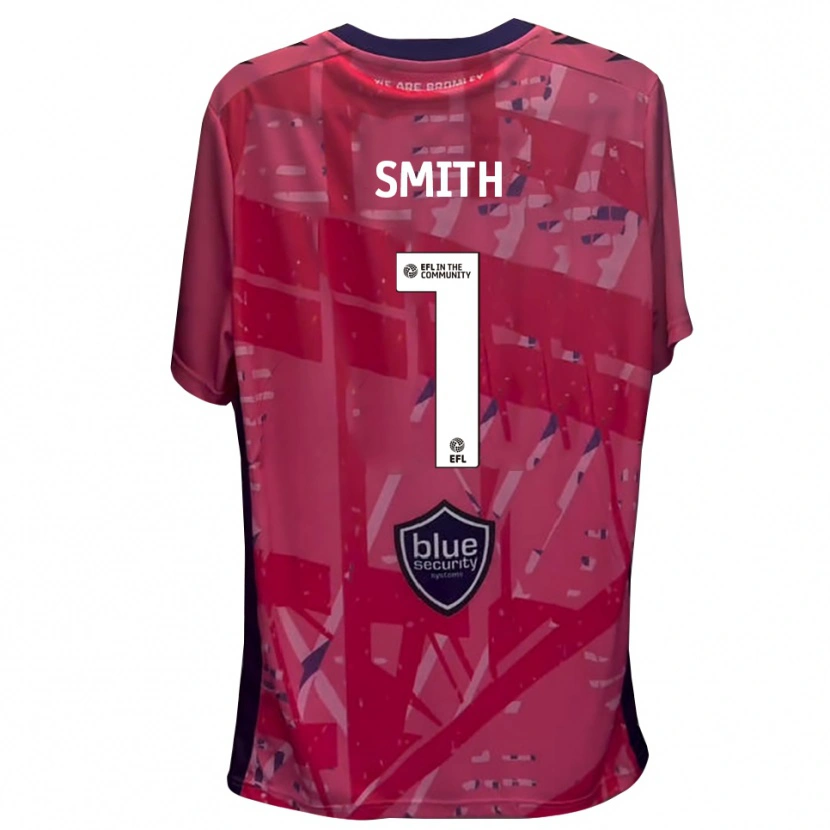 Danxen Hombre Camiseta Grant Smith #1 Blanco Rosa Portero Equipación 2025/26 La Camisa México