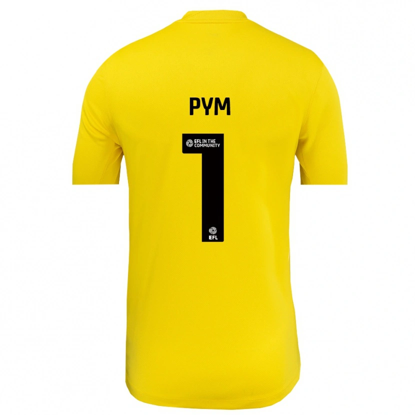 Danxen Hombre Camiseta Christy Pym #1 Negro Amarillo Portero Equipación 2025/26 La Camisa México