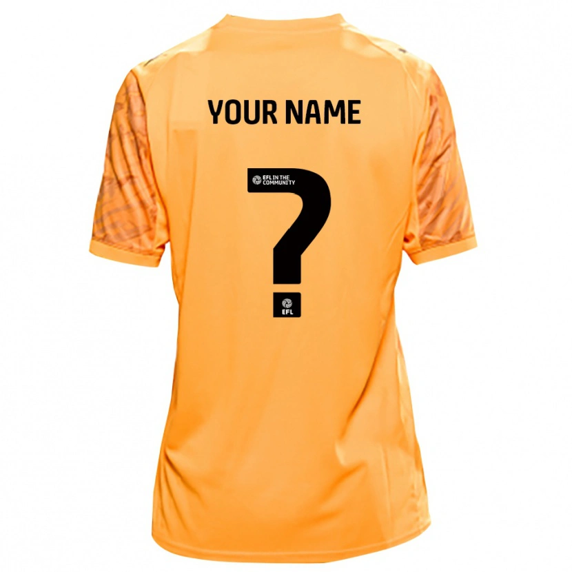 Danxen Hombre Camiseta Oldham Athletic Negro Naranja Portero Equipación 2025/26 La Camisa México