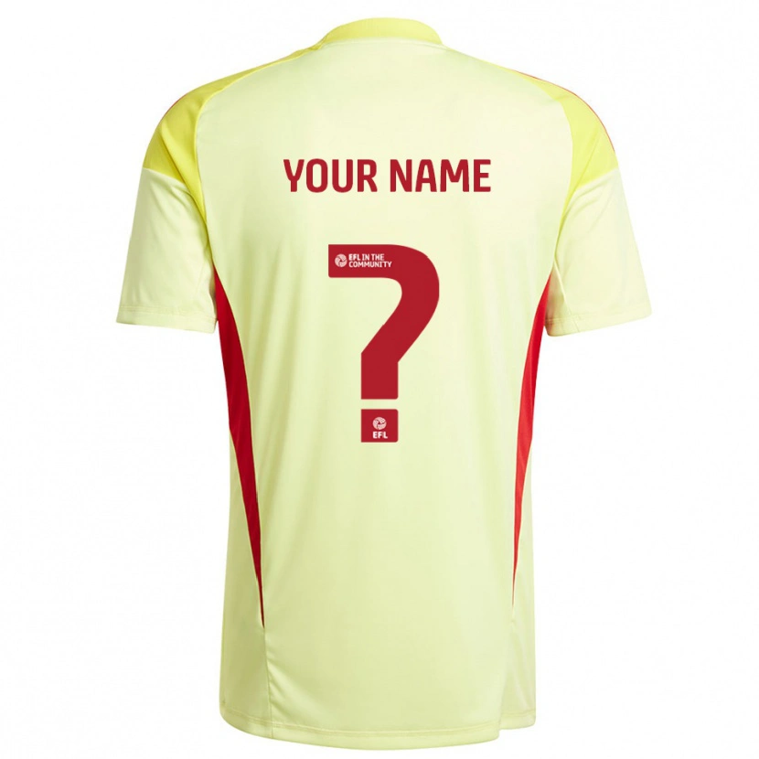 Danxen Hombre Camiseta Swindon Town Amarillo Pálido Portero Equipación 2025/26 La Camisa México