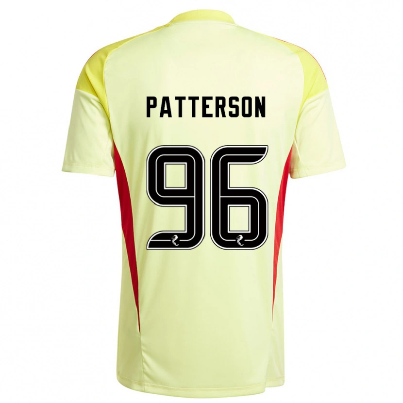 Danxen Hombre Camiseta Cameron Patterson #96 Negro Rojo Amarillo Portero Equipación 2025/26 La Camisa México