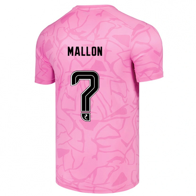 Danxen Hombre Camiseta Ryan Mallon #0 Negro Rosa Portero Equipación 2025/26 La Camisa México