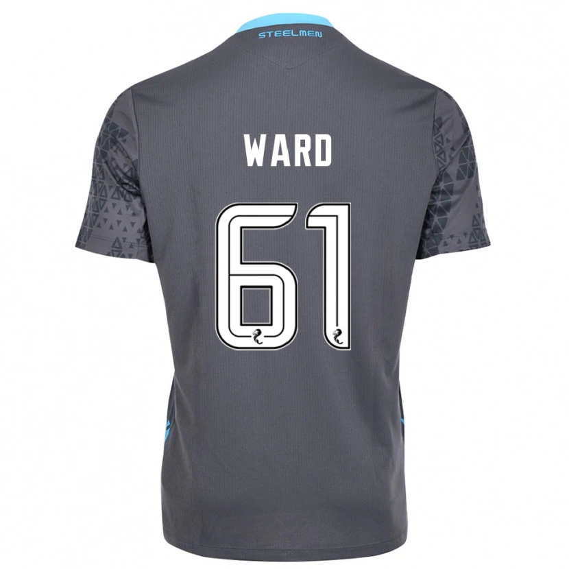 Danxen Hombre Camiseta Calum Ward #61 Blanco Gris Portero Equipación 2025/26 La Camisa México