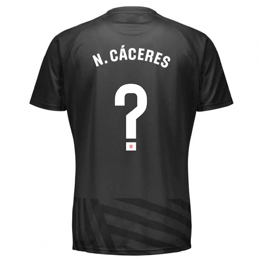 Danxen Hombre Camiseta Nayluisa Cáceres #0 Gris Negro Portero Equipación 2025/26 La Camisa México