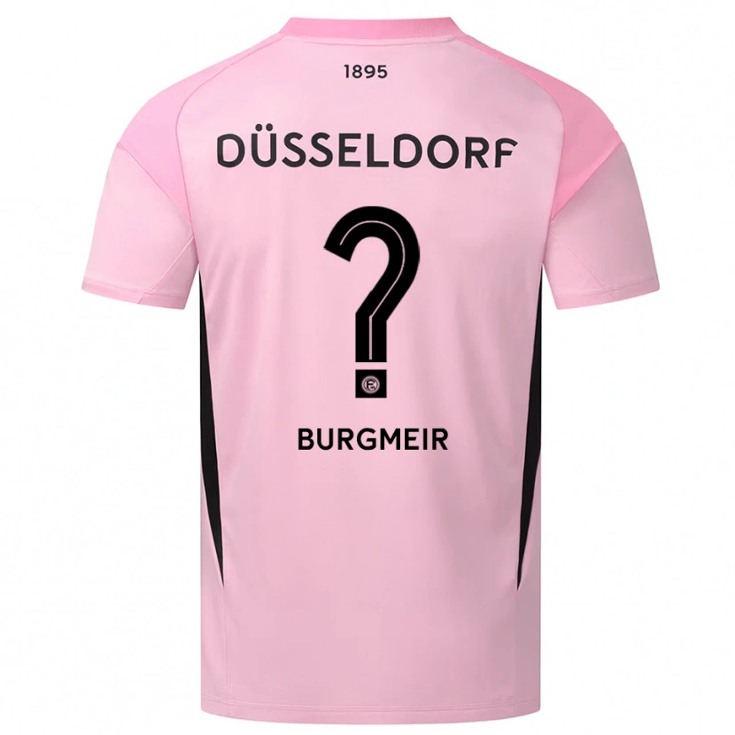 Danxen Hombre Camiseta Tabea Burgmeir #0 Negro Rosa Portero Equipación 2025/26 La Camisa México