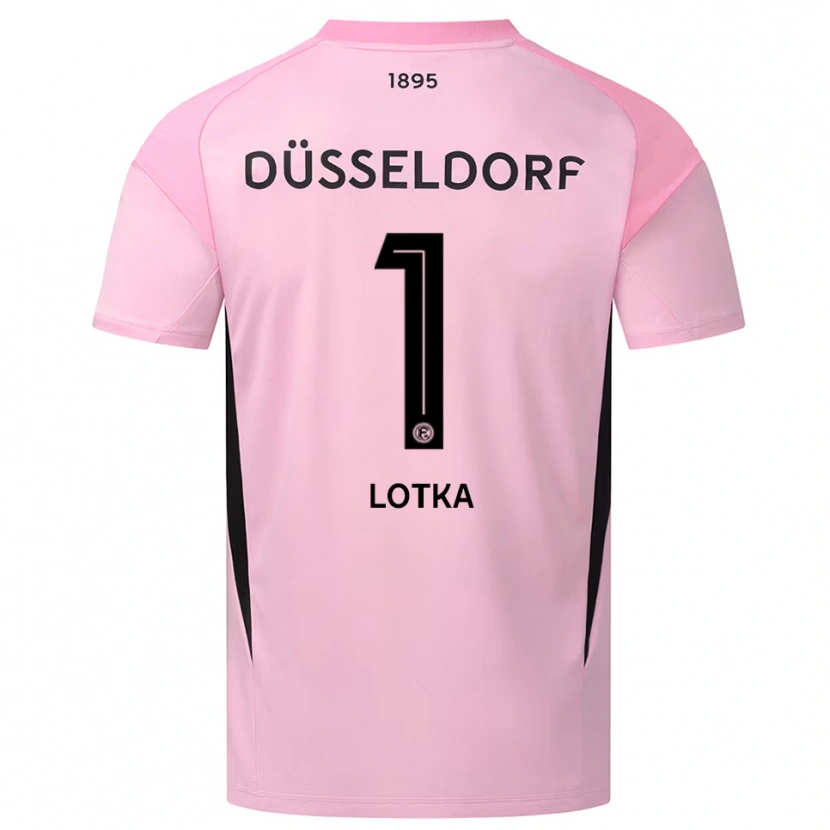 Danxen Hombre Camiseta Marcel Lotka #1 Negro Rosa Portero Equipación 2025/26 La Camisa México