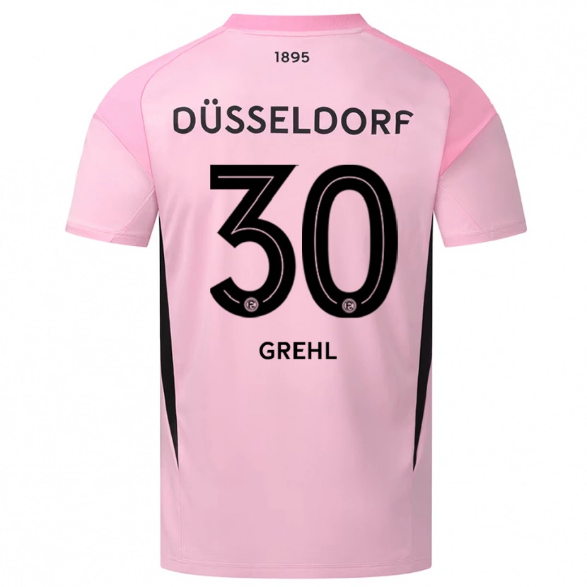 Danxen Hombre Camiseta Dominic Grehl #30 Negro Rosa Portero Equipación 2025/26 La Camisa México