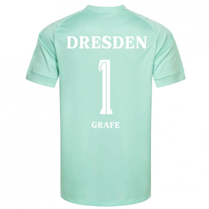 Danxen Hombre Camiseta Marlon Grafe #1 Blanco Verde Claro Portero Equipación 2025/26 La Camisa México