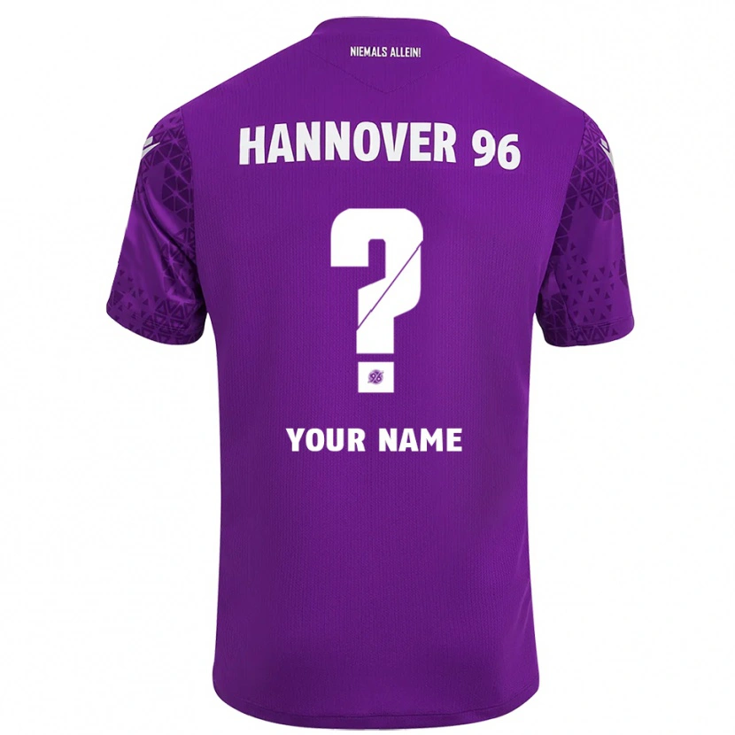 Danxen Hombre Camiseta Hannover 96 Blanco Púrpura Portero Equipación 2025/26 La Camisa México