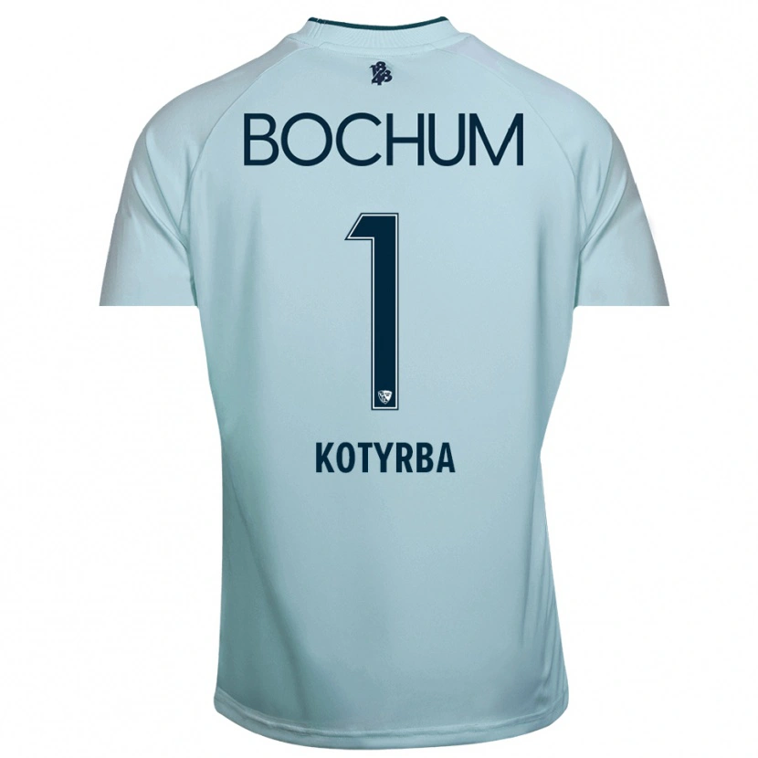 Danxen Hombre Camiseta Finn Kotyrba #1 Cian-Azul Portero Equipación 2025/26 La Camisa México