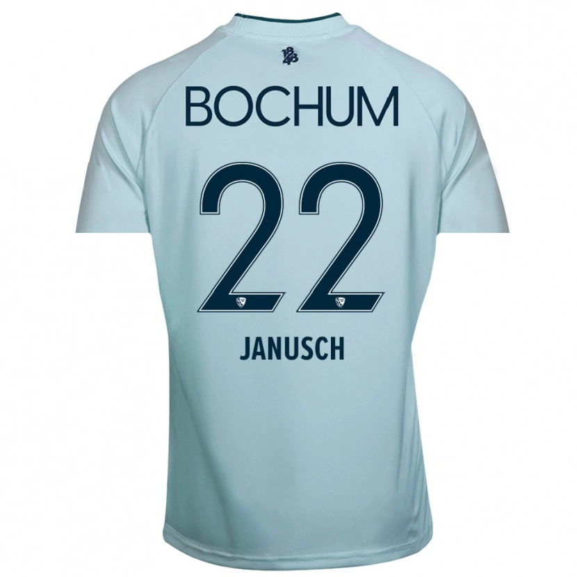 Danxen Hombre Camiseta Thees Janusch #22 Cian-Azul Portero Equipación 2025/26 La Camisa México