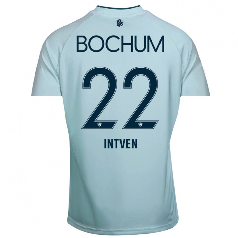 Danxen Hombre Camiseta Noel Intven #22 Cian-Azul Portero Equipación 2025/26 La Camisa México