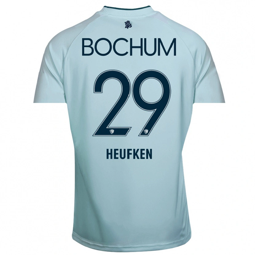 Danxen Hombre Camiseta Jeremias Heufken #29 Cian-Azul Portero Equipación 2025/26 La Camisa México
