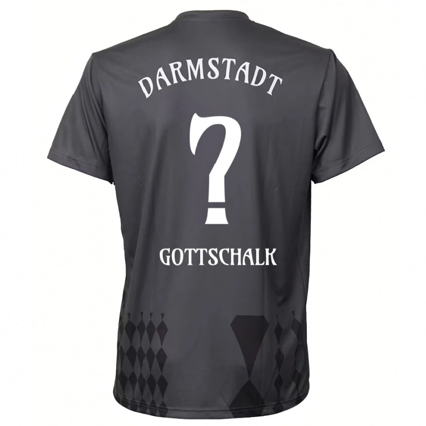 Danxen Hombre Camiseta Tian Gottschalk #0 Gris Oscuro Portero Equipación 2025/26 La Camisa México