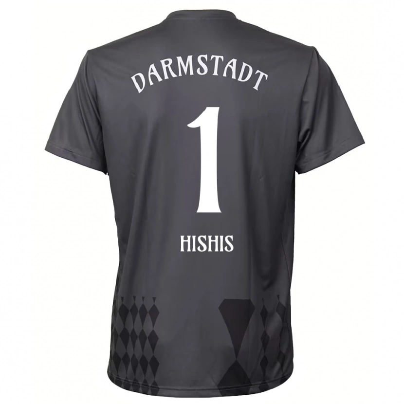 Danxen Hombre Camiseta Louvel Hishis #1 Gris Oscuro Portero Equipación 2025/26 La Camisa México