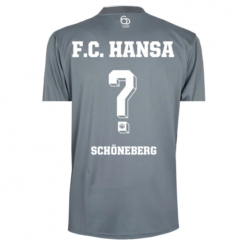 Danxen Hombre Camiseta Tom Schöneberg #0 Gris Claro Blanco Portero Equipación 2025/26 La Camisa México
