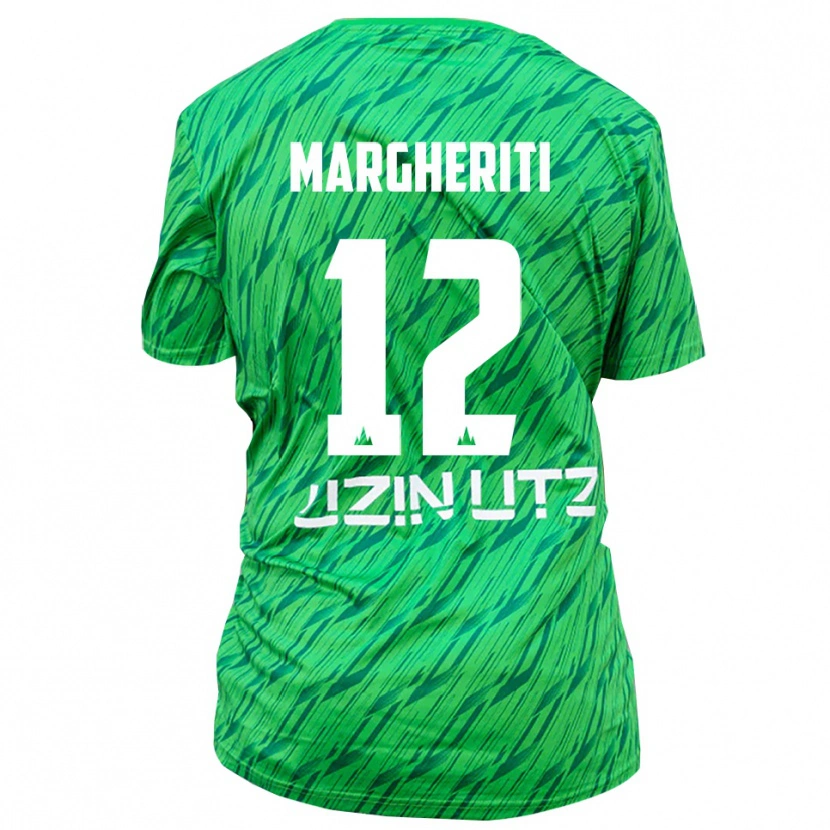 Danxen Hombre Camiseta Danilo Margheriti #12 Verde Rojo Portero Equipación 2025/26 La Camisa México