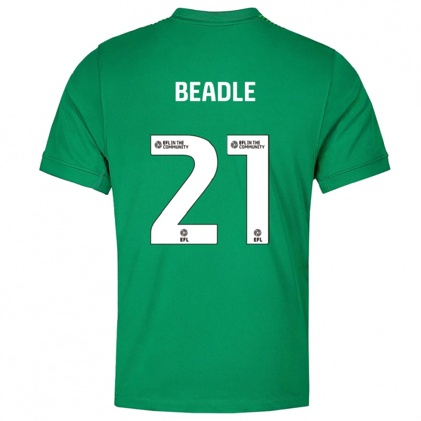 Danxen Hombre Camiseta Ryan Allsop #21 Verde Blanco Portero Equipación 2025/26 La Camisa México