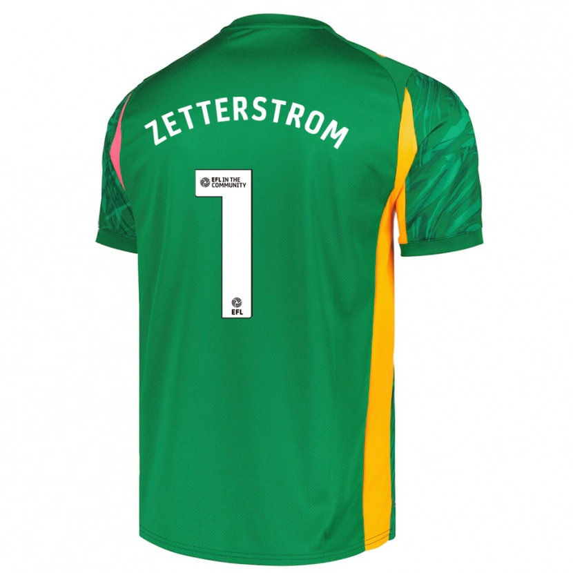 Danxen Hombre Camiseta Jacob Widell Zetterström #1 Verde Rosa Portero Equipación 2025/26 La Camisa México