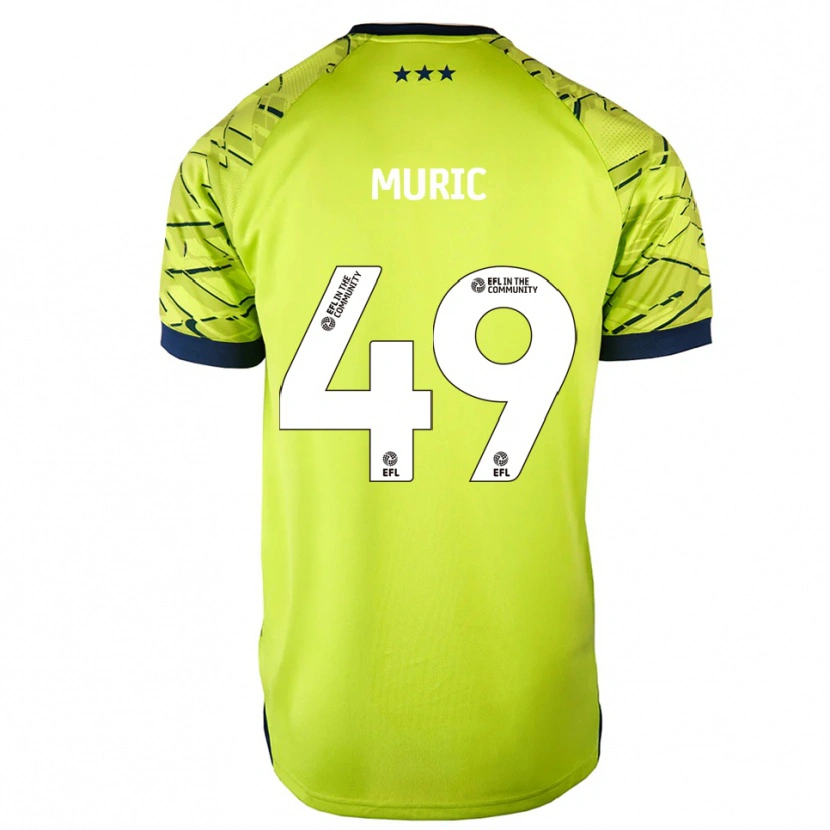Danxen Hombre Camiseta Arijanet Muric #49 Verde Amarillo Portero Equipación 2025/26 La Camisa México