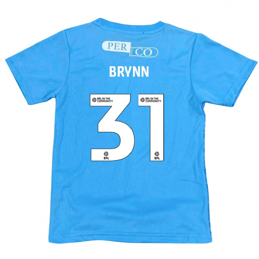 Danxen Hombre Camiseta Sol Brynn #31 Azul Blanco Portero Equipación 2025/26 La Camisa México