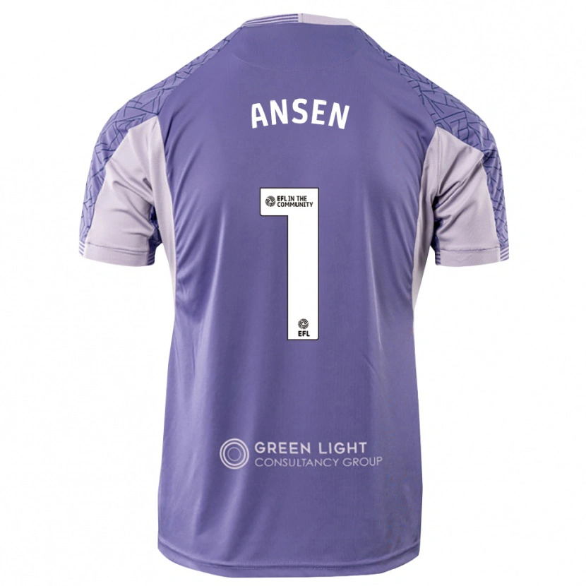 Danxen Hombre Camiseta Henry Bullen #1 Morado Claro Portero Equipación 2025/26 La Camisa México