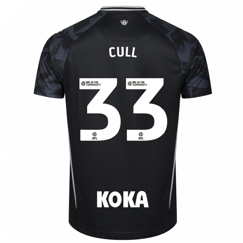 Danxen Hombre Camiseta Hermione Cull #33 Negro Azul Portero Equipación 2025/26 La Camisa México