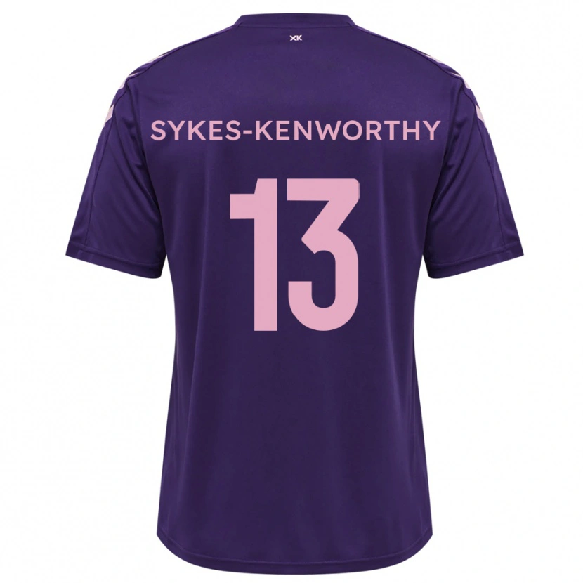 Danxen Hombre Camiseta George Sykes-Kenworthy #13 Morado Rosa Portero Equipación 2025/26 La Camisa México