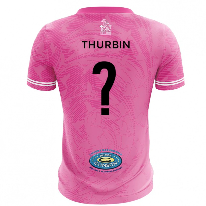 Danxen Hombre Camiseta Johnny Thurbin #0 Blanco Rosa Portero Equipación 2025/26 La Camisa México