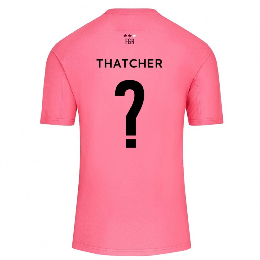 Danxen Hombre Camiseta Katie Thatcher #0 Rosa Flor De Cerezo Portero Equipación 2025/26 La Camisa México