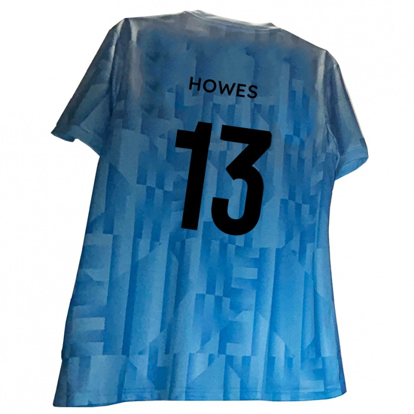 Danxen Hombre Camiseta Sam Howes #13 Azul Blanco Portero Equipación 2025/26 La Camisa México