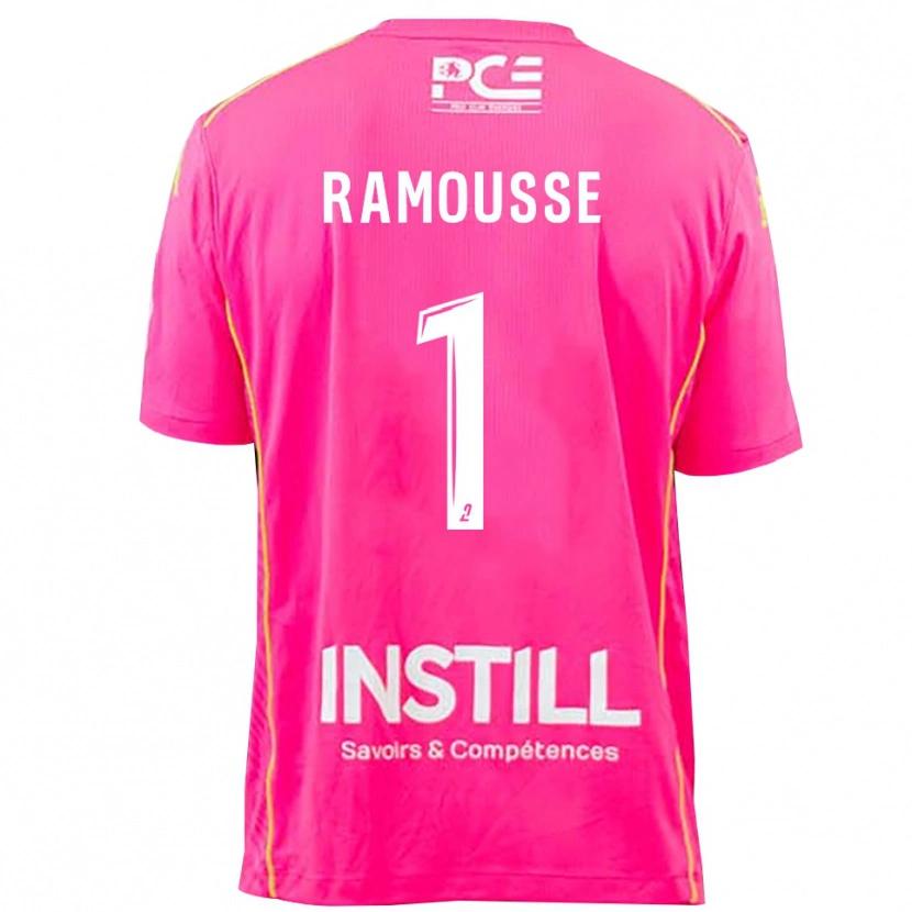 Danxen Hombre Camiseta Théo Ramousse #1 Magenta Portero Equipación 2025/26 La Camisa México