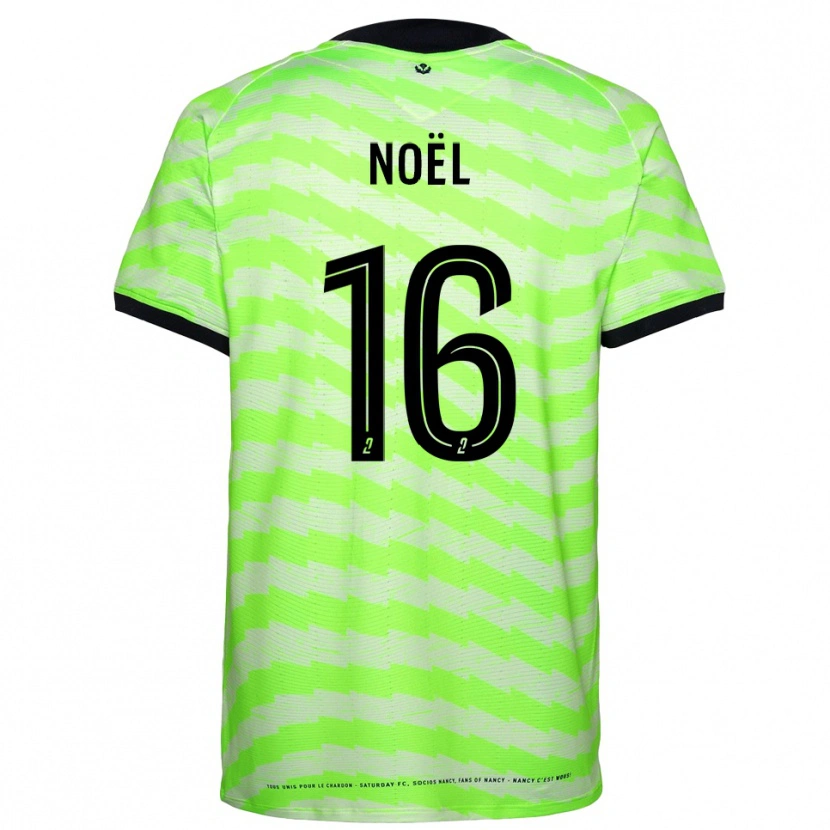 Danxen Hombre Camiseta Kenzo Noël #16 Verde Neón Portero Equipación 2025/26 La Camisa México
