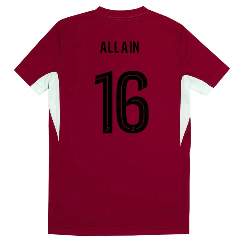 Danxen Hombre Camiseta Bobby Allain #16 Negro Rojo Portero Equipación 2025/26 La Camisa México