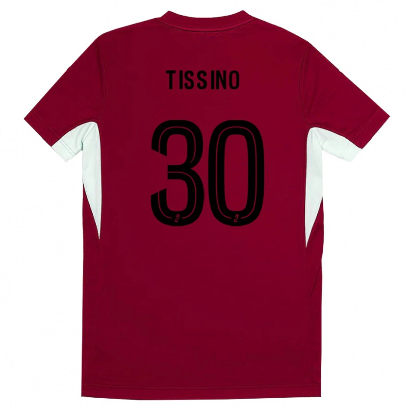 Danxen Hombre Camiseta Julie Tissino #30 Negro Rojo Portero Equipación 2025/26 La Camisa México
