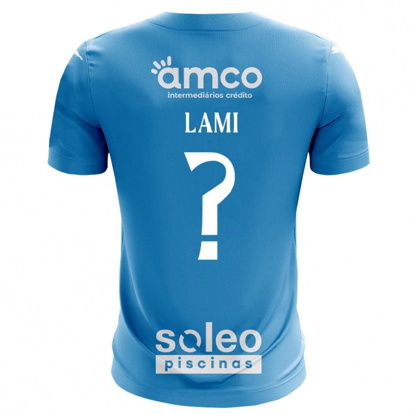 Danxen Hombre Camiseta Dário Lami #0 Azul Blanco Portero Equipación 2025/26 La Camisa México