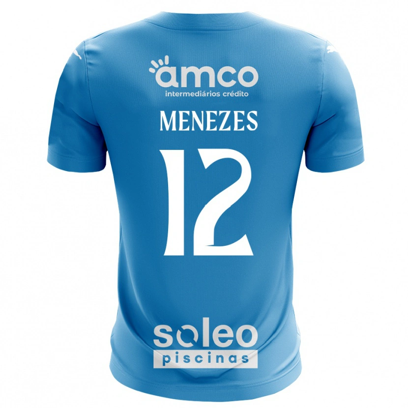 Danxen Hombre Camiseta Gabriel Menezes #12 Azul Blanco Portero Equipación 2025/26 La Camisa México