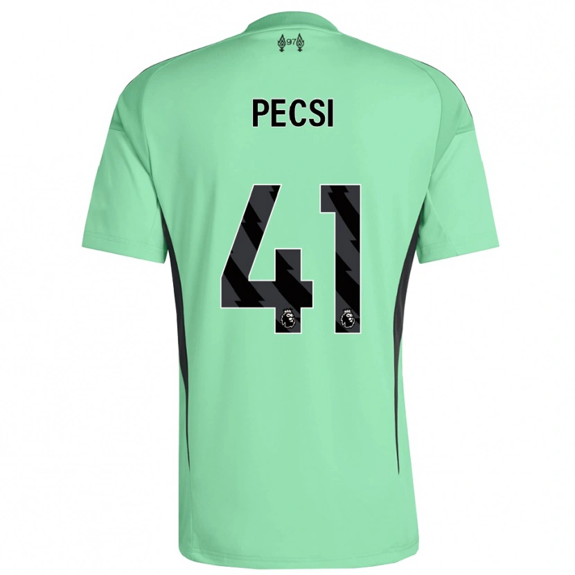 Danxen Hombre Camiseta Ármin Pécsi #41 Aquamarina Portero Equipación 2025/26 La Camisa México