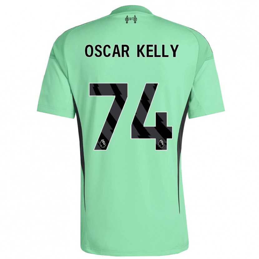 Danxen Hombre Camiseta Oscar Kelly #74 Aquamarina Portero Equipación 2025/26 La Camisa México
